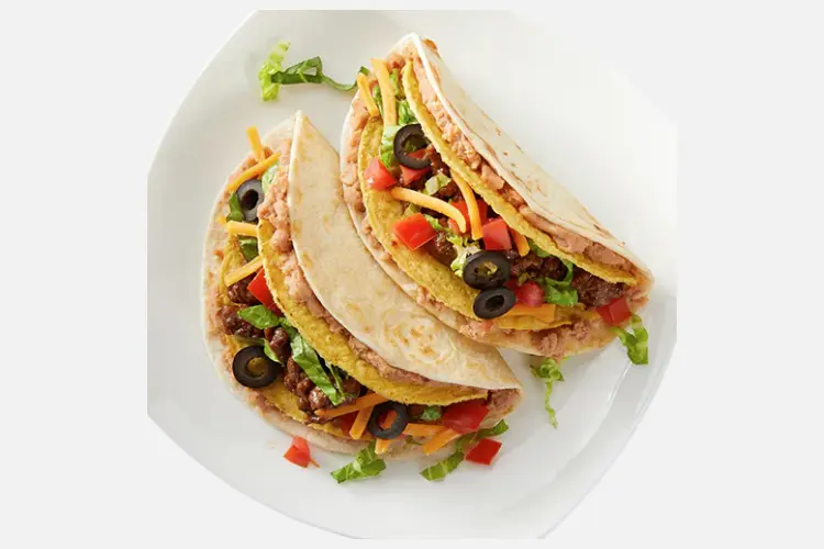 Chipotle Double Decker tacos