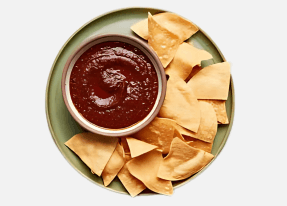 Chips & Tomatillo Chilli salsa