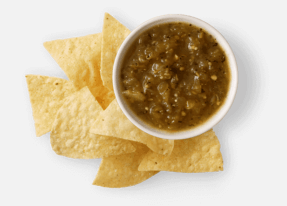 Chips & Tomatillo-Green Chili Salsa