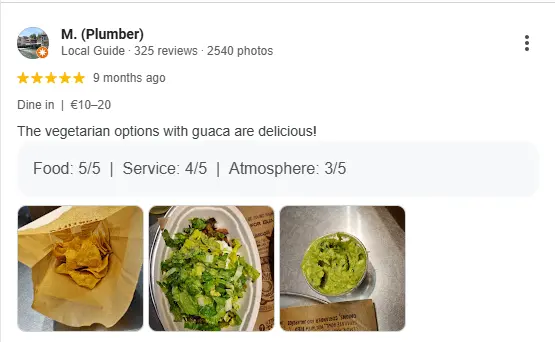Chipotle Menu price Review