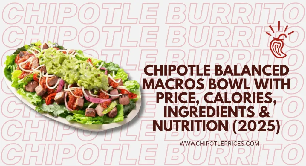 Chipotle Balanced Macros Bowl