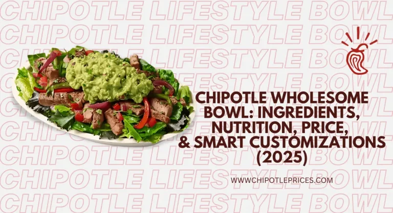 Chipotle Wholesome Bowl